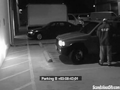 Security Blowjob by Hot Babe Caught on CCTV