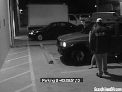 Security Blowjob by Hot Babe Caught on CCTV