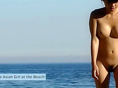 Nude Asian Girl At The Beach