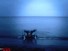 Flexible At Night On The Beach - Watch4Fetish
