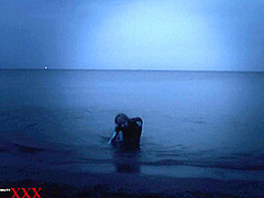 Flexible At Night On The Beach - Watch4Fetish
