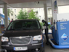 Short Petrol Stop With Our Zentai Dolls - Watch4Fetish