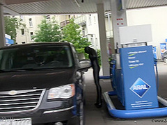 Short Petrol Stop With Our Zentai Dolls - Watch4Fetish