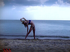 Flexi Beach Workout - Watch4Fetish