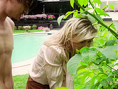 Hot Milf Fucking And Sucking Her Toy Boy Gardner - MatureNL