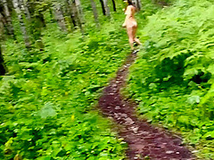 Milf Loves To Strip To Goal Outdoors - Fucked Stepmom After Walk