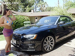 Angela White - Titty-fucks A Voyeur