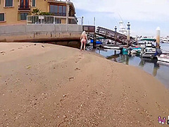 Jazlyn Ray - Kinky Blonde Teen Pees In Public Before Riding A Big Cock