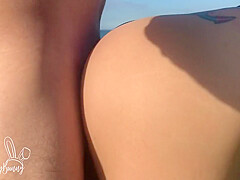 Epic Public Nature Fuck At The Beach - Nearly Caught
