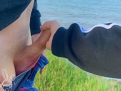 Epic Public Nature Fuck At The Beach - Nearly Caught