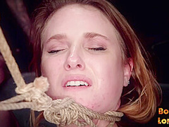Public BDSM sluts enjoy group whipping and pussytoying sex