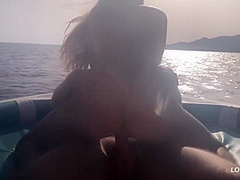 Lana Loveenie Has Passionate Sex On A Yacht In The Open Sea