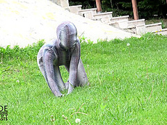 Flexible Zentaidoll In The Park - Watch4Fetish
