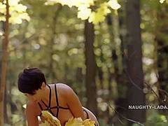 Lada Is A Great Looking Brunette With Short Hair Who Likes