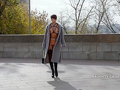 Lada Is A Great Looking Brunette With Short Hair Who Likes