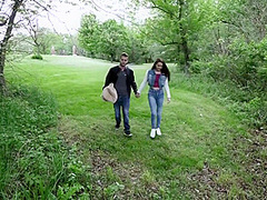 Lena Love And Selena Love - Quickie On The Little Bridge