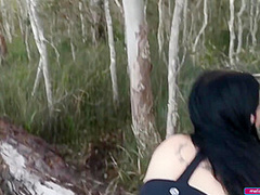 Melody Radford In Big Tit Thick Ass Milf Fucked By Random Guy In Bushes Gets Caught By A Stranger