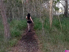 Melody Radford In Big Tit Thick Ass Milf Fucked By Random Guy In Bushes Gets Caught By A Stranger