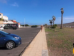 Risky Naked Walk Down The Street. Public Nudity Miaamahl