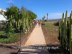 Risky Naked Walk Down The Street. Public Nudity Miaamahl