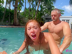 Brandi Braids In Sucks And Fucks Her Miamibeach Poolboy