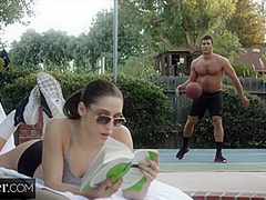 Abella Danger - Gets Insatiable On Court Actio