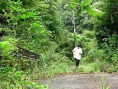 Sun-055 Soaking Wet See-through Exhibitionist. Beautifu