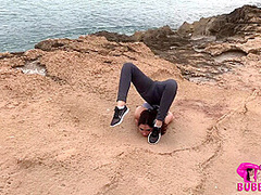 Contortionist Bends Outdoor At The Lake - Watch4Fetish
