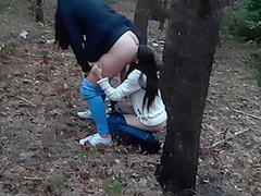 Snyala Na Kameru Strastni Seks Lesbiyanok V Lesu