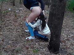 Snyala Na Kameru Strastni Seks Lesbiyanok V Lesu