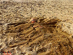 Flexible Games In The Sand - Watch4Fetish