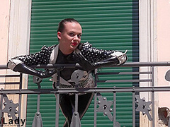 Contortion In The Rain - Watch4Fetish