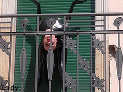 Contortion In The Rain - Watch4Fetish