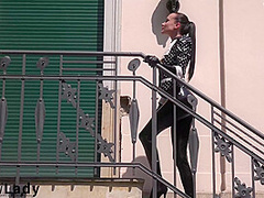 Contortion In The Rain - Watch4Fetish