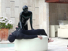 Pool Duo Black Fetish Fun - Watch4Fetish
