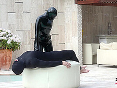 Pool Duo Black Fetish Fun - Watch4Fetish