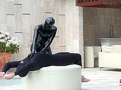 Pool Duo Black Fetish Fun - Watch4Fetish