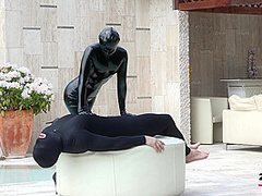 Pool Duo Black Fetish Fun - Watch4Fetish