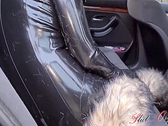 Dog Slut Orgasm, Celeste Receives Dog Training Outdoors