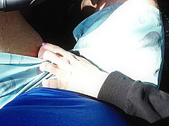 Her Leggings Lead To A Blowjob In The Woods After A Run I Cum On Her Stuck Butt