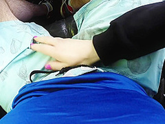 Her Leggings Lead To A Blowjob In The Woods After A Run I Cum On Her Stuck Butt