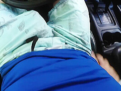 Her Leggings Lead To A Blowjob In The Woods After A Run I Cum On Her Stuck Butt