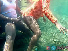 My Stepmom Sent Me To School But I Went To The River To Fuck My Boyfriend Instead / Risky Public Sex