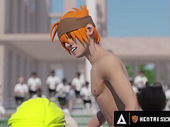 HENTAI SEX UNIVERSITY - Big Titty Hentai Schoolgirls Enjoy HARD ROUGH PUBLIC SEX COMPETITIONS!
