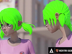 HENTAI SEX UNIVERSITY - Big Titty Hentai Schoolgirls Enjoy HARD ROUGH PUBLIC SEX COMPETITIONS!