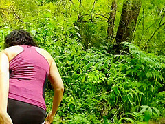 Step Sister Teases Me With Big Ass And Strips In The Wild Forest - Vlog # 7