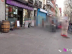 Horny Teen Parades Her Hot Naked Body Around The Streets