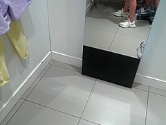 Fucked A Red-haired Beauty In The Of A Shopping Center And Face Cumshot