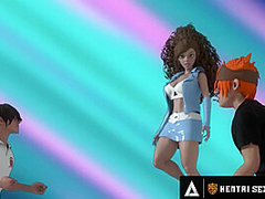 HENTAI SEX UNIVERSITY - Hentai Babes Suck Dick In PUBLIC And An INSANE CUM EXPLOSION CREAMPIE!