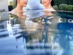Gabbie Carter And Angela White In And Angela Fuck Each Other In The Jacuzzi
